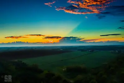 Aerial Drone Photo of Bruce County Ontario Spring 2017