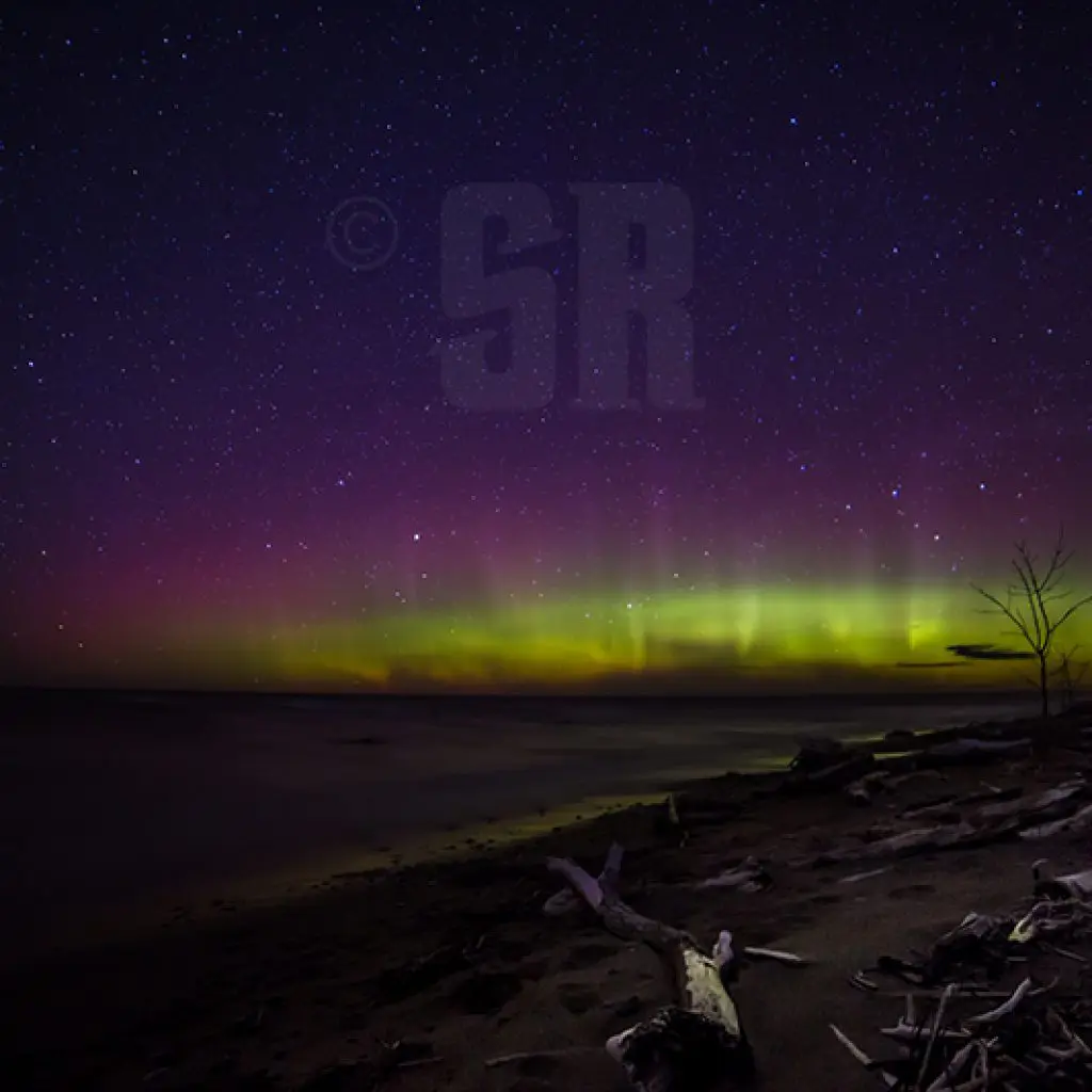 Fate - Northern Lights over Lake Huron