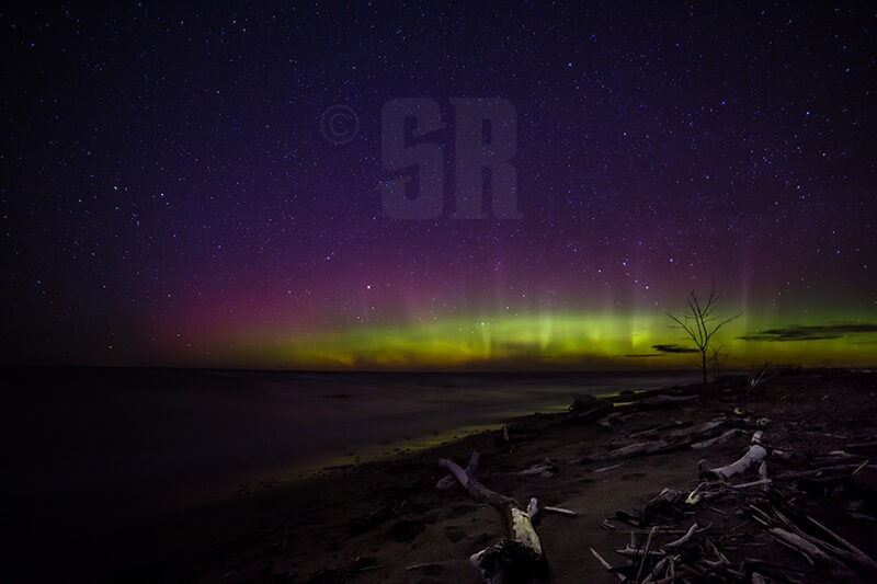 Fate - Northern Lights over Lake Huron