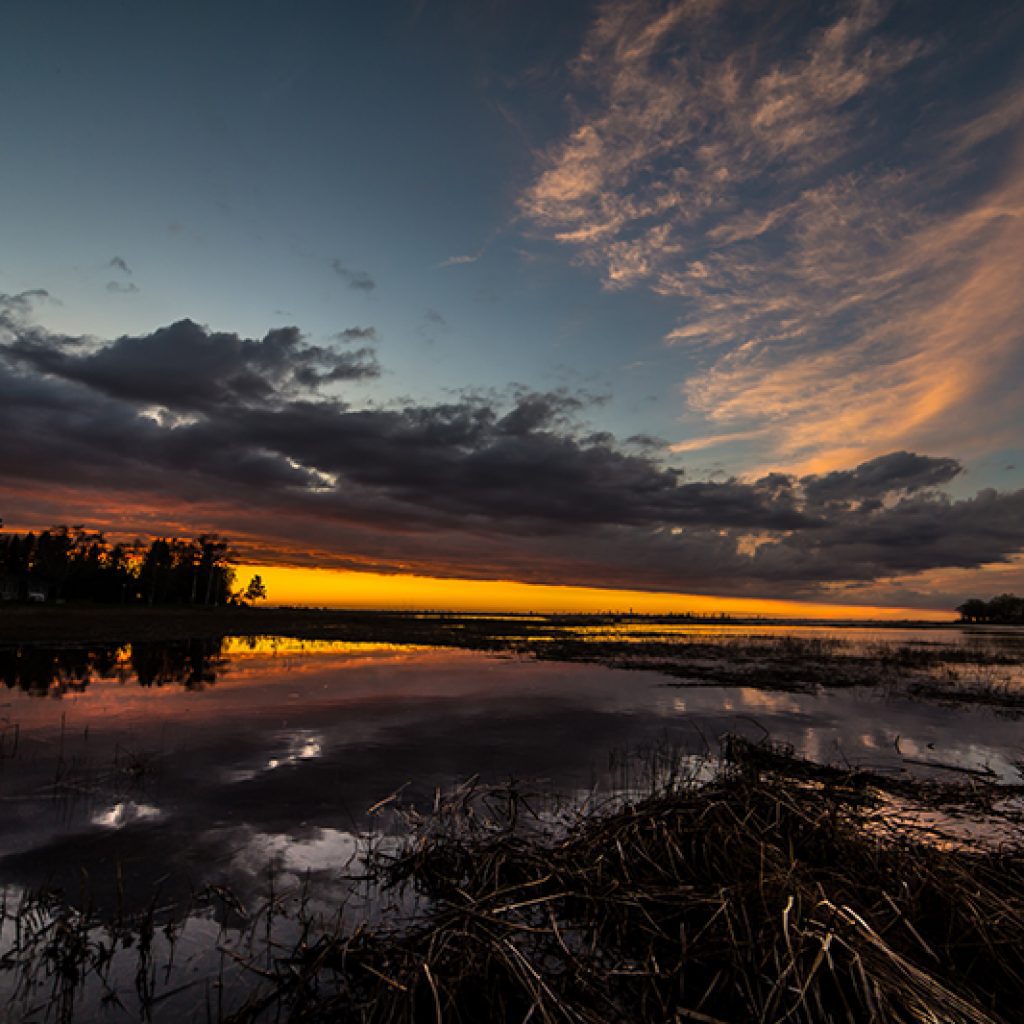 Sunset over Chantry Island Lake Huron Ontario