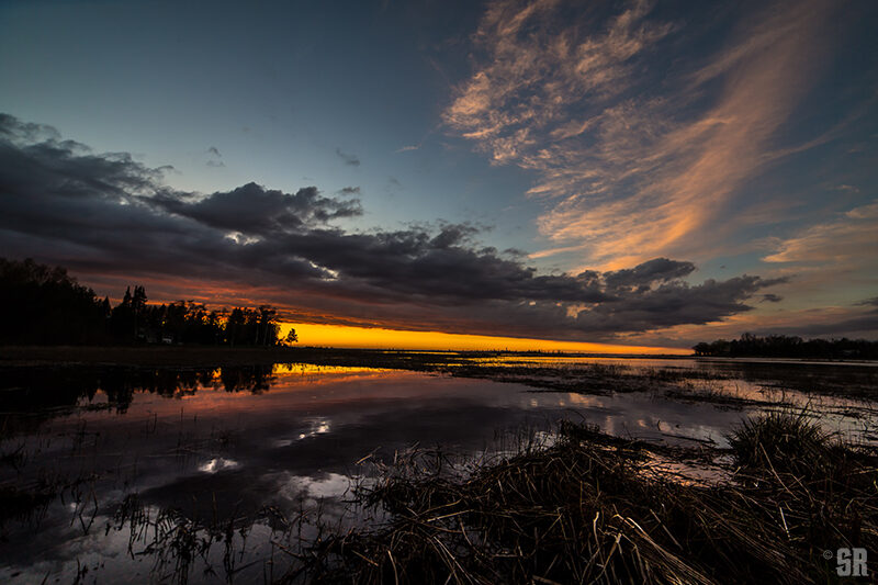 Sunset over Chantry Island Lake Huron Ontario