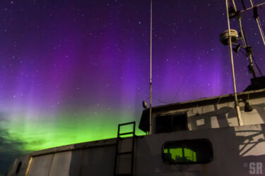 Garys Dream - Northern Lights of Fishing Boat Gary M. in Southampton Ontario