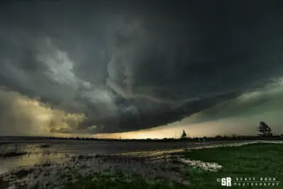 Storm over Lake Huron in Oliphant Ontario on Bruce Peninsula Fine Art Wall Print