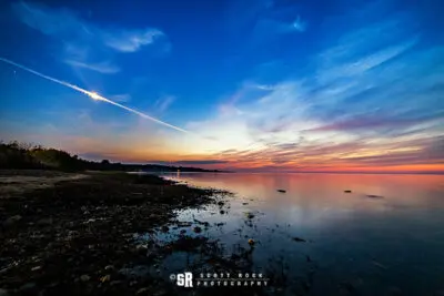 Explosion in the Sky Sunset over Lake Huron