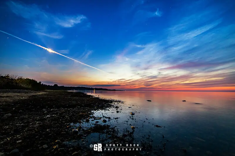 Explosion in the Sky Sunset over Lake Huron