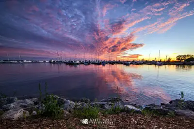 Cotton Candy Sunset Port Elgin Ontario