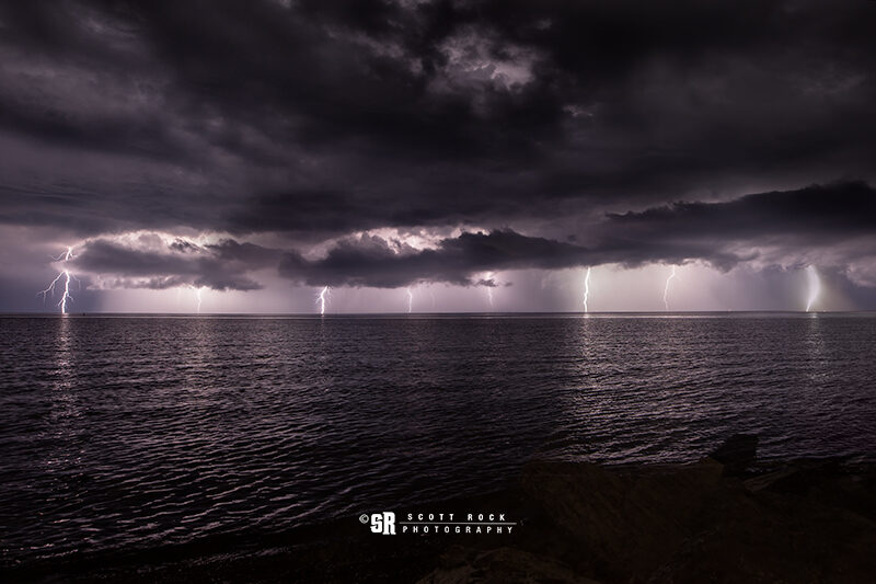 AC/DC Lake Huron Lightning Storm