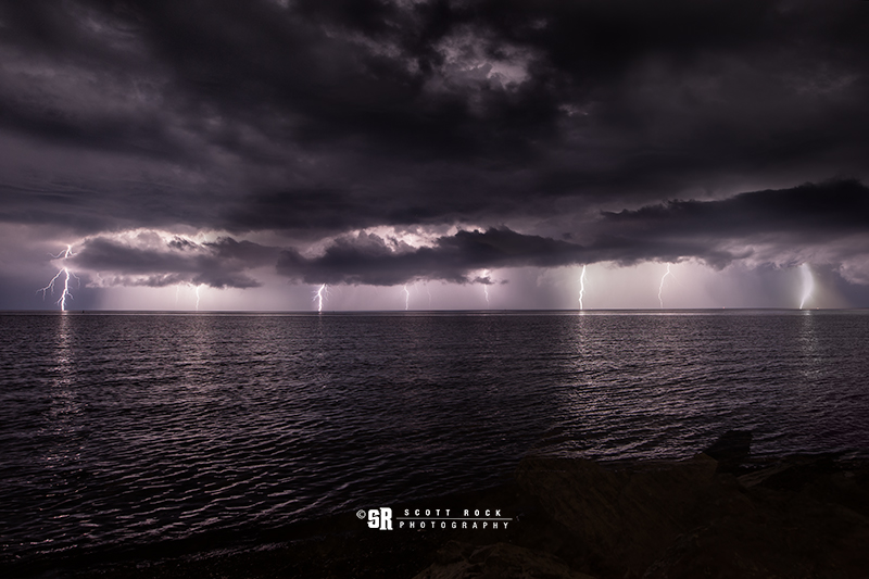 AC/DC Lake Huron Lightning Storm