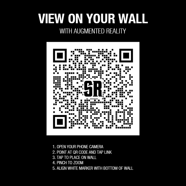 View art on wall using augmented reality.