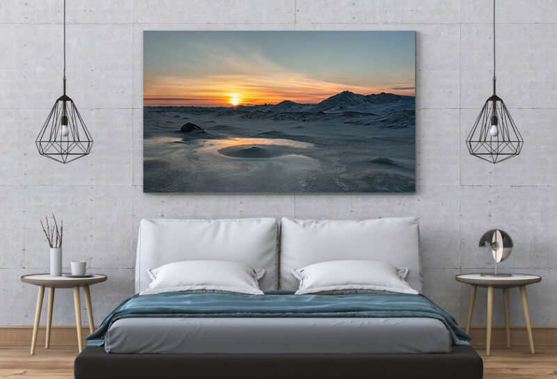 Artwork in bedroom